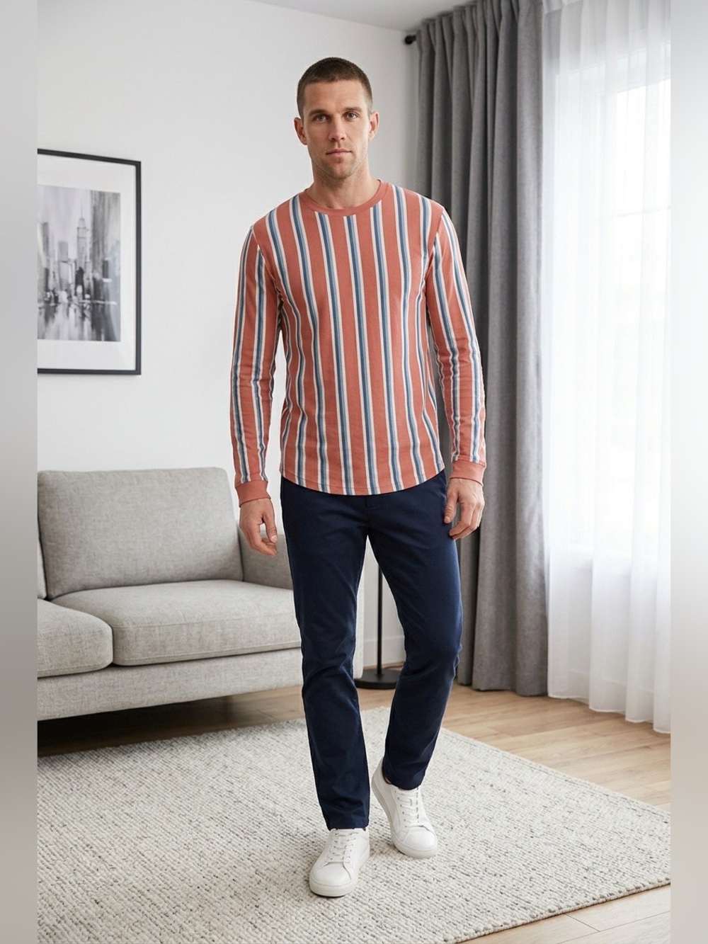 Simons DJAB ,Striped Tee